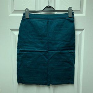 Turquoise Pencil Skirt